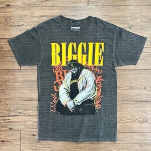 Notorious B.I.G Biggie Smalls Graphic Tee Black Hip Hop Shirt M